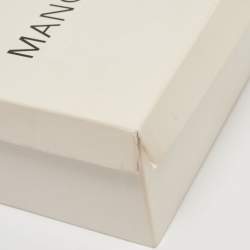 Pre Owned Manolo Blahnik Pink Satin Hangisi Ballet Flats Size 38.5