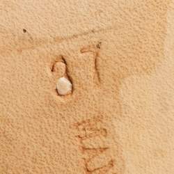 Pre Owned Manolo Blahnik Beige/Brown  Animal Print Calf hair Pumps Size 37