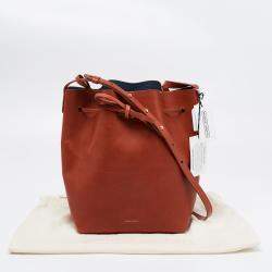 Mansur Gavriel Brandy Leather Bucket Bag  