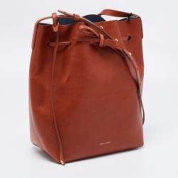 Mansur Gavriel Brandy Leather Bucket Bag  
