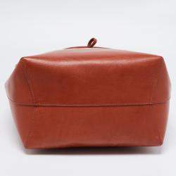 Mansur Gavriel Brandy Leather Bucket Bag  