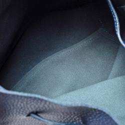 Mansur Gavriel Navy Blue Leather Bucket Bag 