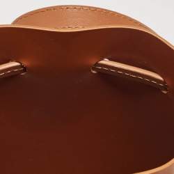 Mansur Gavriel Brown Leather Mini Bucket Bag