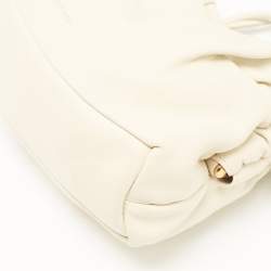 Mansur Gavriel Beige Leather Mini Cloud Clutch Bag