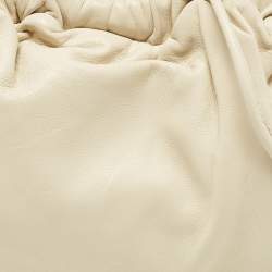 Mansur Gavriel Beige Leather Mini Cloud Clutch Bag
