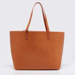Mansur Gavriel Cammello/Rosa Leather Large Tote