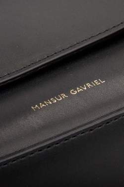 Mansur Gavriel Black Leather Crossbody Bag