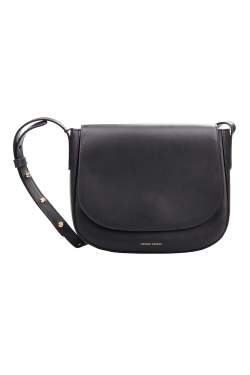 Mansur Gavriel Black Leather Crossbody Bag