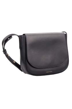 Mansur Gavriel Black Leather Crossbody Bag