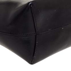 Pre Owned Mansur Gavriel Black Leather Mini Bucket Bag