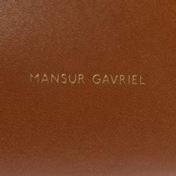 Mansur Gavriel Tan Leather Mini Bucket Bag