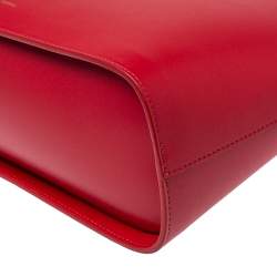 Mansur Gavriel Red Leather Dome Satchel