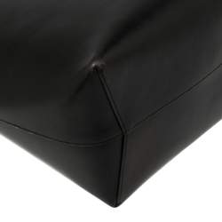 Pre Owned Mansur Gavriel Black Leather Large Bucket Bag