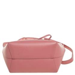 Mansur Gavriel Pink Leather Drawstring Bucket Bag 