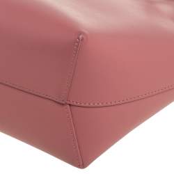 Mansur Gavriel Pink Leather Drawstring Bucket Bag 