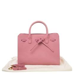 Mansur Gavriel Pink Leather Sun Tote
