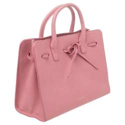 Mansur Gavriel Pink Leather Sun Tote