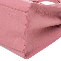 Mansur Gavriel Pink Leather Sun Tote