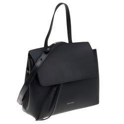 Pre Owned Mansur Gavriel Black Leather Mini Lady Bag