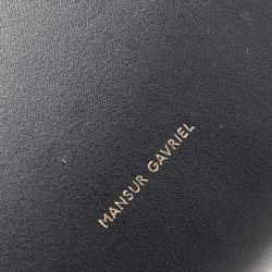 Pre Owned Mansur Gavriel Black Leather Mini Lady Bag