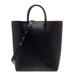 Pre Owned Mansur Gavriel Black Leather Tote