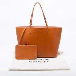 Mansur Gavriel Tan Leather Large Tote