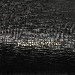 Mansur Gavriel Black Leather Large Shopper Tote