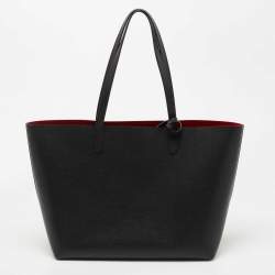 Mansur Gavriel Black Leather Large Shopper Tote