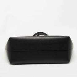 Mansur Gavriel Black Leather Large Shopper Tote