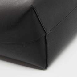 Mansur Gavriel Black Leather Large Shopper Tote