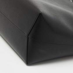 Mansur Gavriel Black Leather Large Shopper Tote