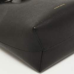 Pre Owned Mansur Gavriel Black leather Mini Bucket Bag