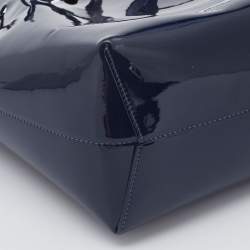 Mansur Gavriel Blue Patent Leather Bucket Drawstring Bag