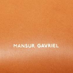Mansur Gavriel Tan Leather Mini Bucket Bag