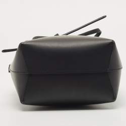 Mansur Gavriel Black Leather Mini Mini Bucket Bag