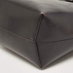 Mansur Gavriel Black Leather Drawstring Bucket Bag