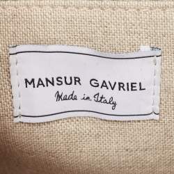 Mansur Gavriel Brown Leather Circle Crossbody Bag