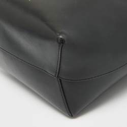 Mansur Gavriel Black Leather Mini Bucket Bag