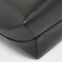 Mansur Gavriel Black Leather Mini Bucket Bag
