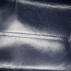 Pre Owned Mansur Gavriel Navy Blue Leather Bucket Bag 