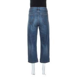 مملوكة مسبقًا Marc by Marc Jacobs Blue Annie Boyfriend Crop Jeans M
