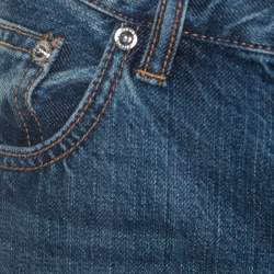 مملوكة مسبقًا Marc by Marc Jacobs Blue Annie Boyfriend Crop Jeans M