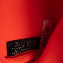 Pre Owned حقيبة معصم صغيرة مارك باى مارك أند جاكوبس وينغنام قماش شعار دريمى برتقالى داكن