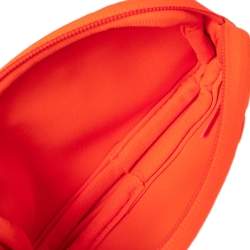 Pre Owned حقيبة معصم صغيرة مارك باى مارك أند جاكوبس وينغنام قماش شعار دريمى برتقالى داكن