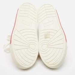 Pre Owned Marc Jacobs Multicolor Canvas Flower Print Low Top Sneakers Size 37