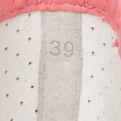 Marc by Marc Jacobs Pink Perforated Leather Mouse Flats Size 39