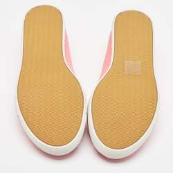 Marc by Marc Jacobs Pink Perforated Leather Mouse Flats Size 39