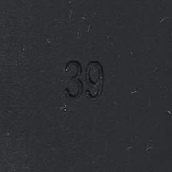 مملوكة مسبقًا Marc by Marc Jacobs Black Leather Ankle Length Engineer Buckle Boots Size 39