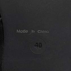 Pre Owned Marc by Marc Jacobs Black Leather Loafer Ballet Flats Size 40