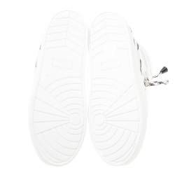 مملوكة مسبقًا حذاء رياضي مارك باي مارك جاكوبس مرتفع من أعلى شبك وجلد مونوكروم مقاس 38